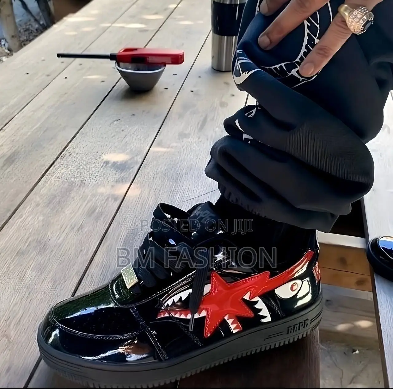 Bape Star Shark Black