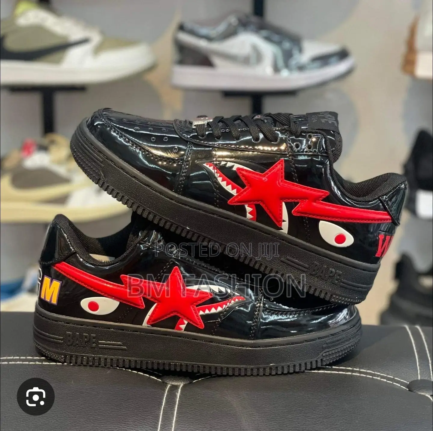 Bape Star Shark Black