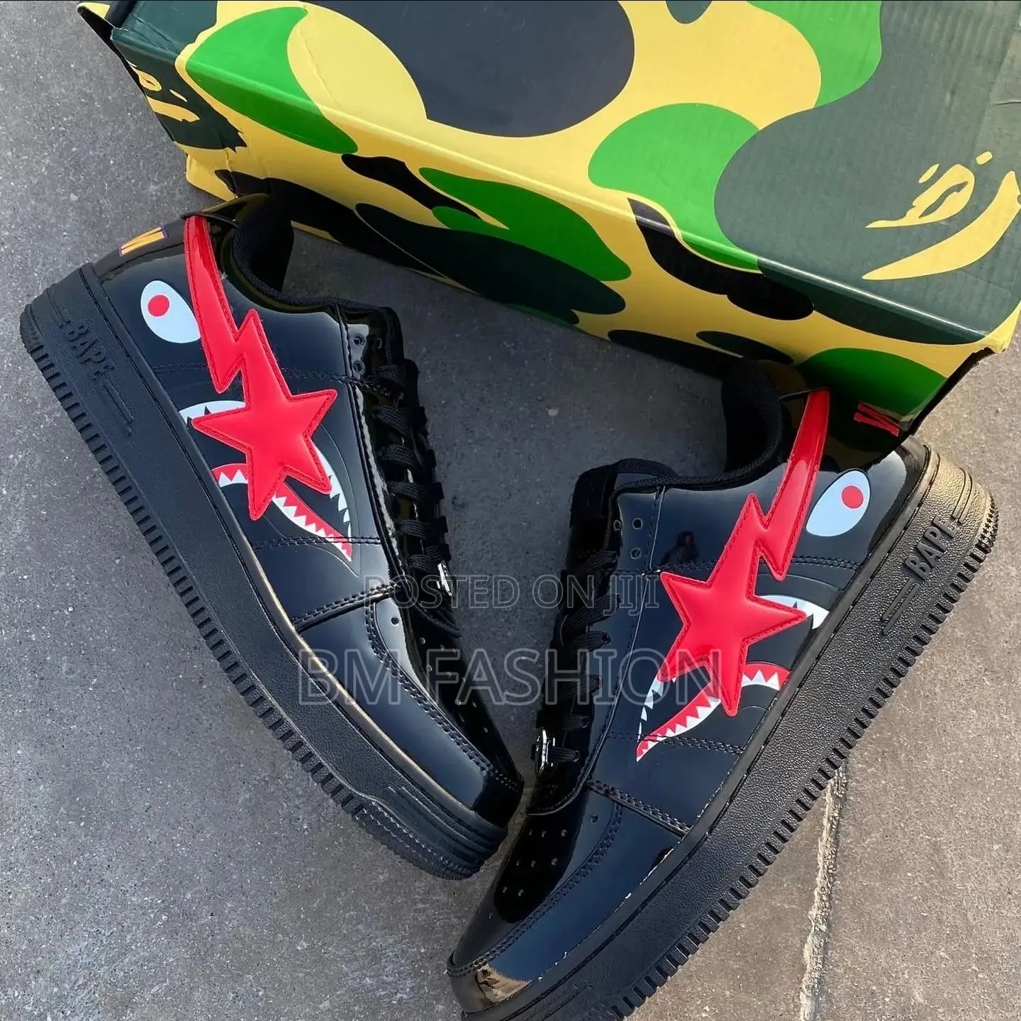 Bape Star Shark Black