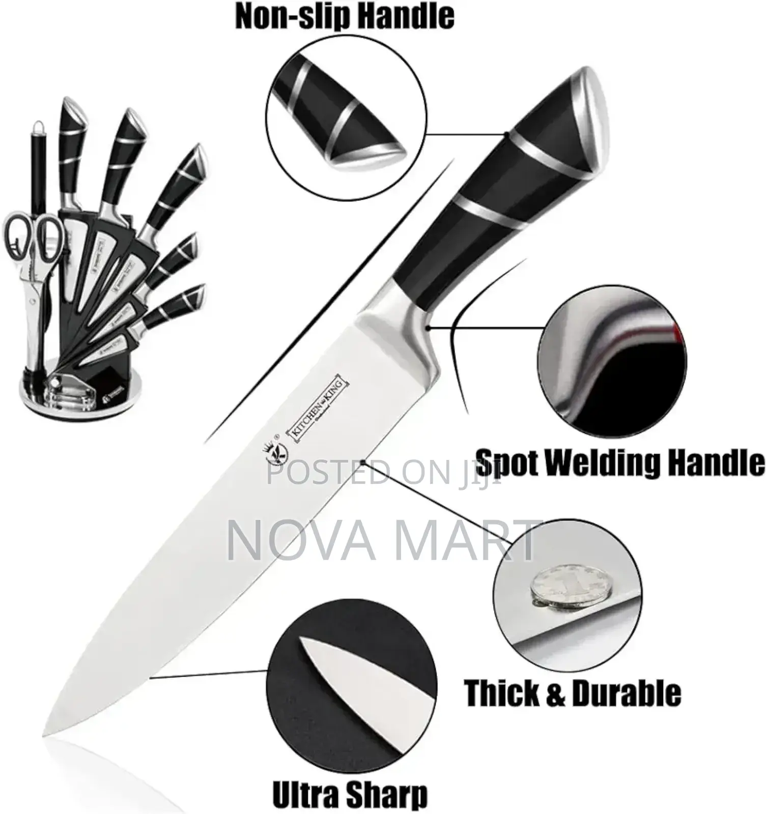 Kitchen Knife (9pcs)