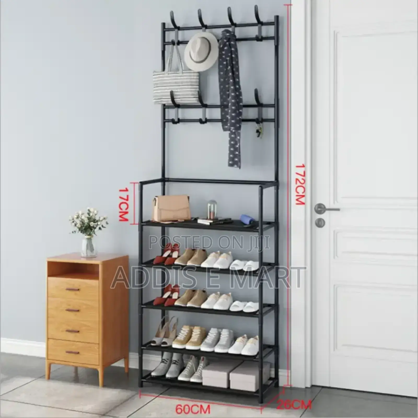 Shoe and Hat Rack