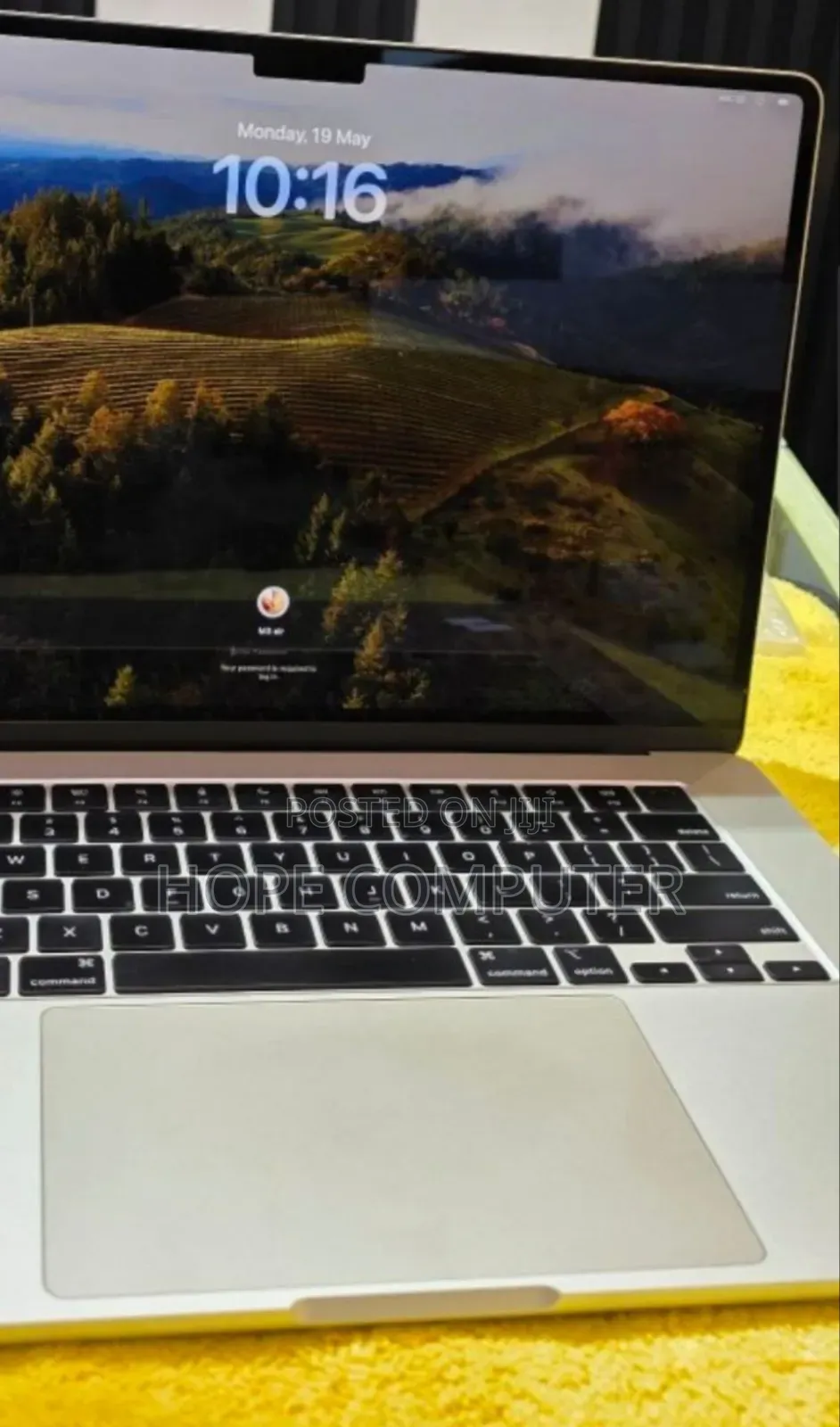 New Laptop Apple MacBook Air 2024 M3 15-Inch 16GB Apple M3 SSD 512GB