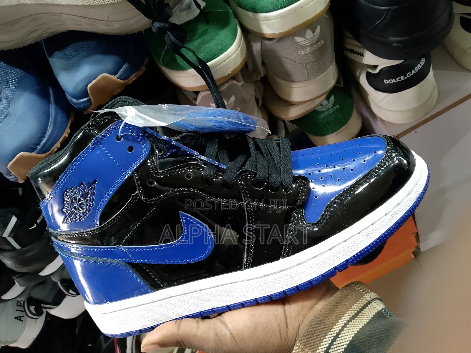 Air Jordan 1 Blue Black High Master Quality Shoes for You