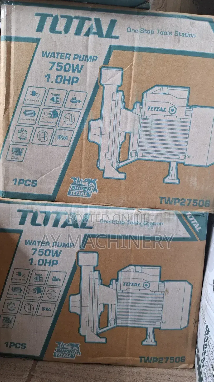 Total 1hp Centrifugal Pump