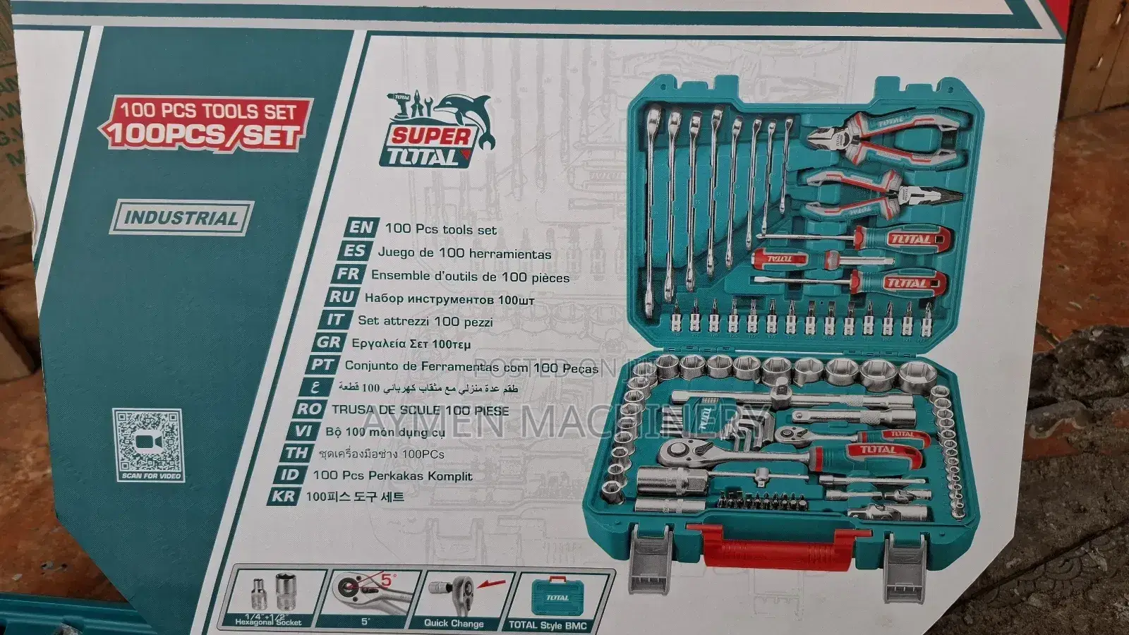 Total 100pcs Tool Set