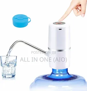 ከ"ጃር" ላይ የመጠጥ ዉሃ የሚስብ ተንቀሳቃሽ ማሽን Water Dispenser