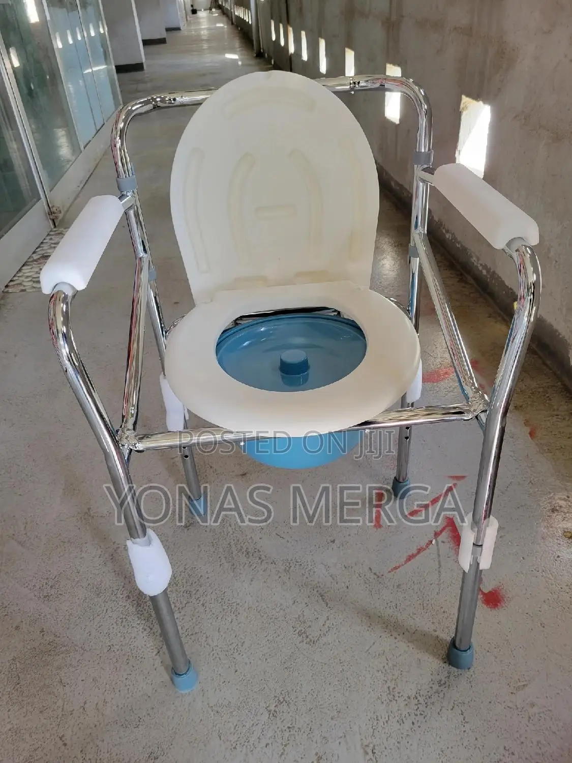 Commode Chair٥٥with Commode Pot٧٨toilet Chair፩×Shower Cher
