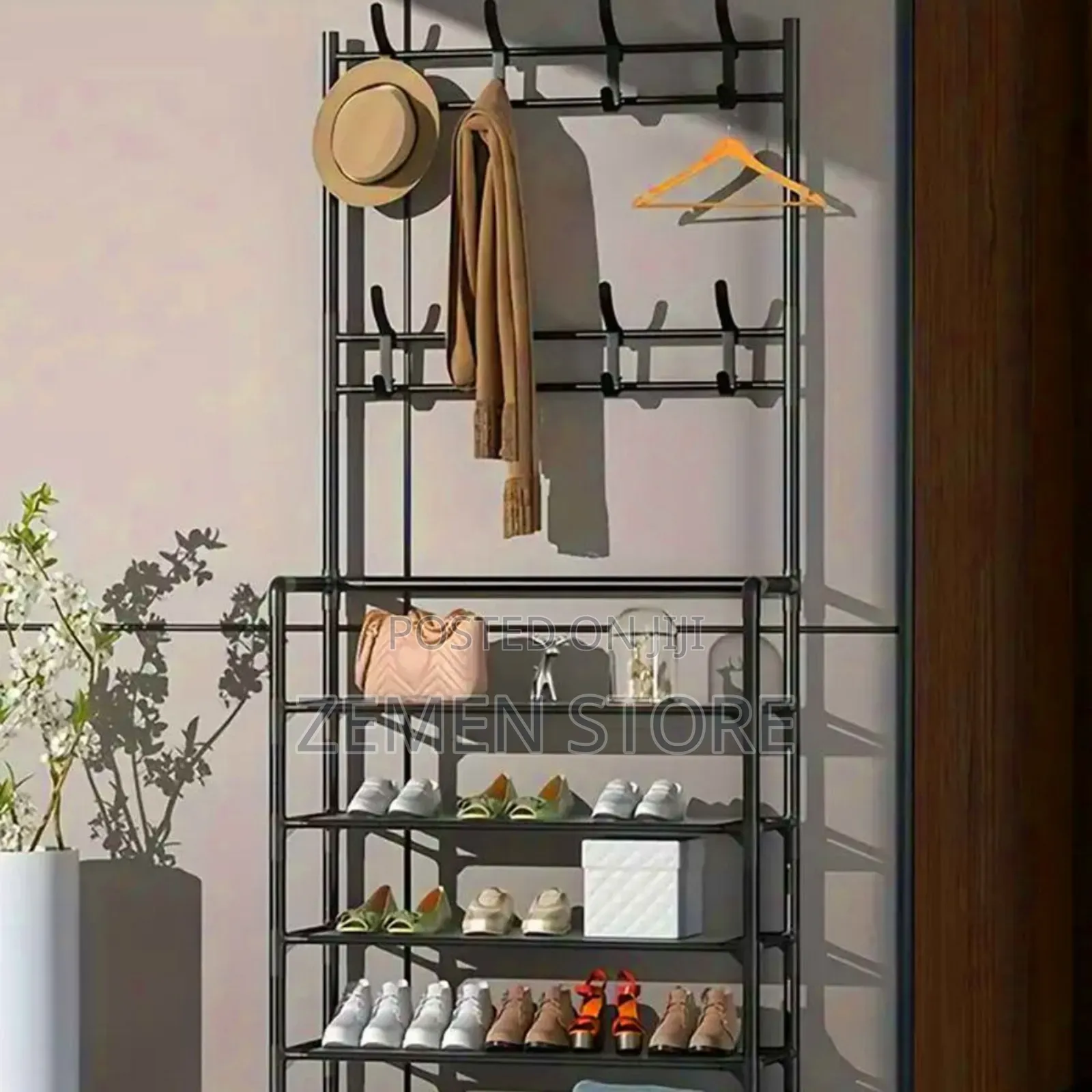 Modern Coat Shoe Rack Organizer