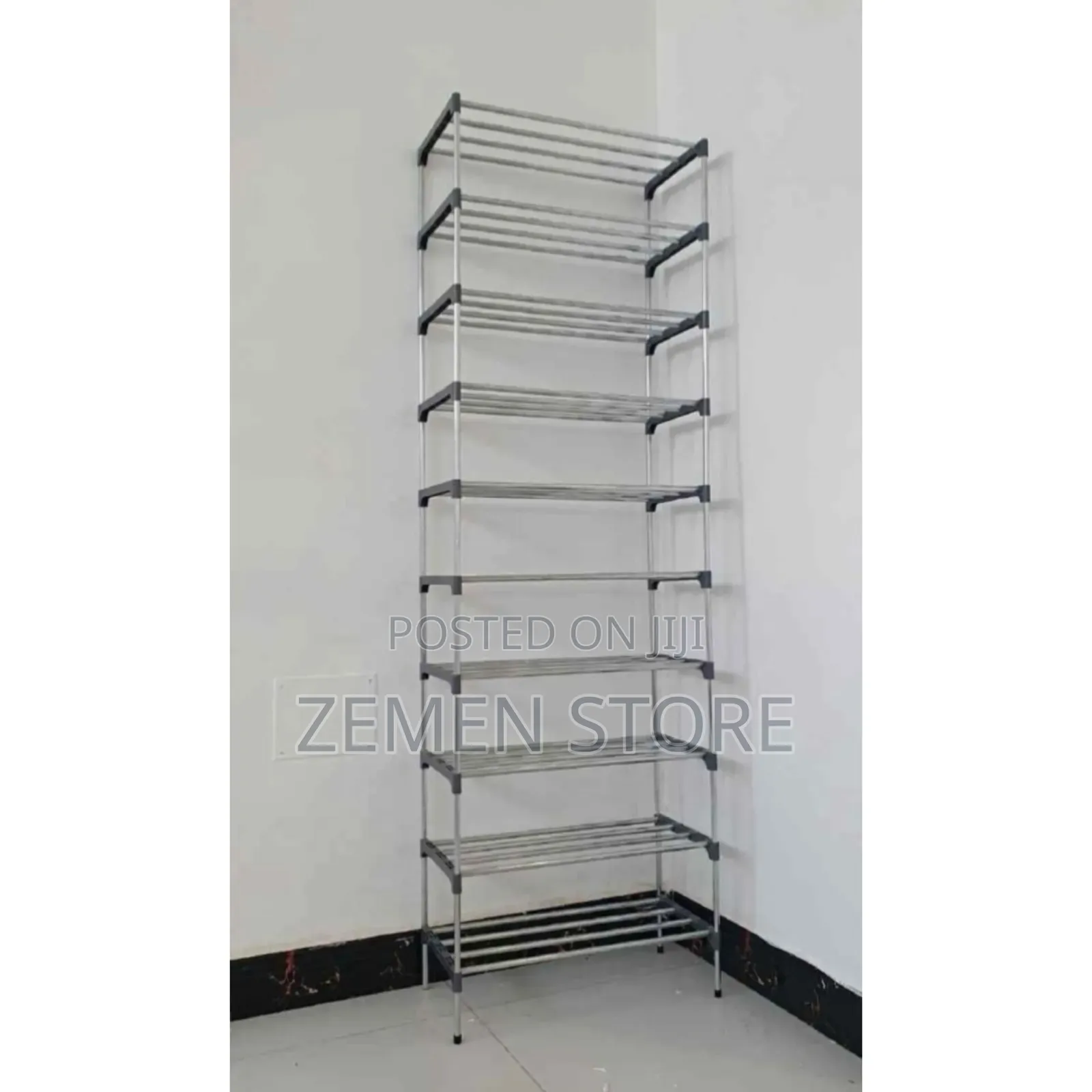 9-Layer Covered Shoe Rack – Fits 27 Pairs