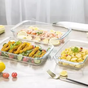 3pcs Glass Bakewares)  