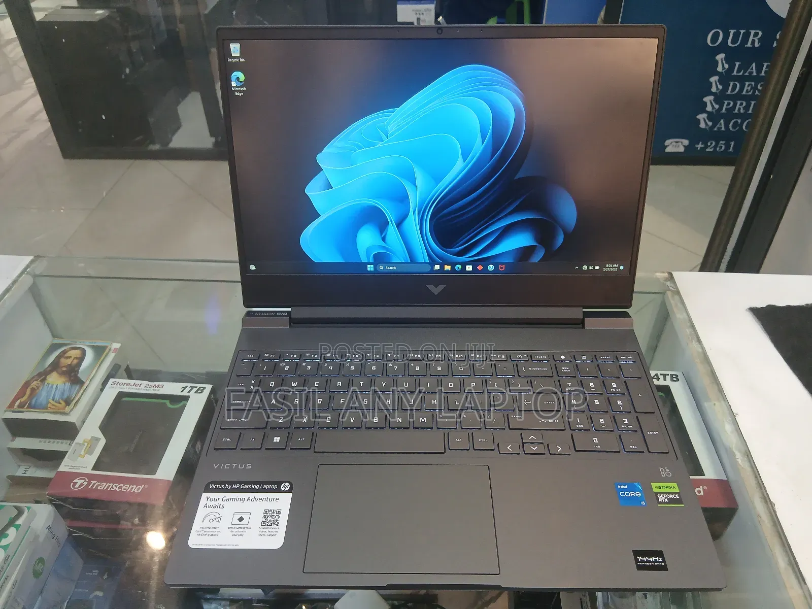 New Laptop HP Victus 15 16GB Nvidia SSD 512GB