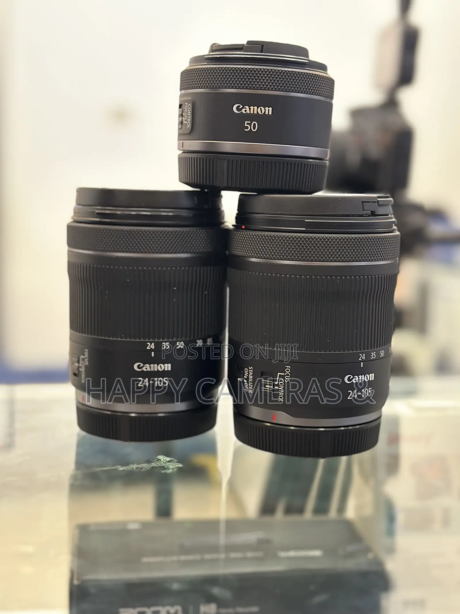 Rf24-105mm Canon Lens + Rf50mm 1:8 STM