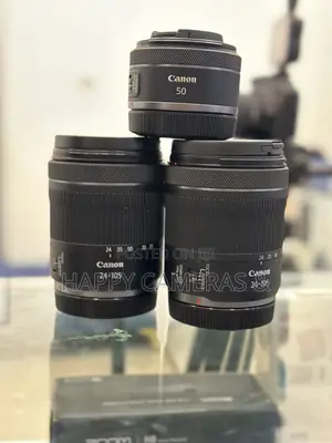 Rf24-105mm Canon Lens + Rf50mm 1:8 STM