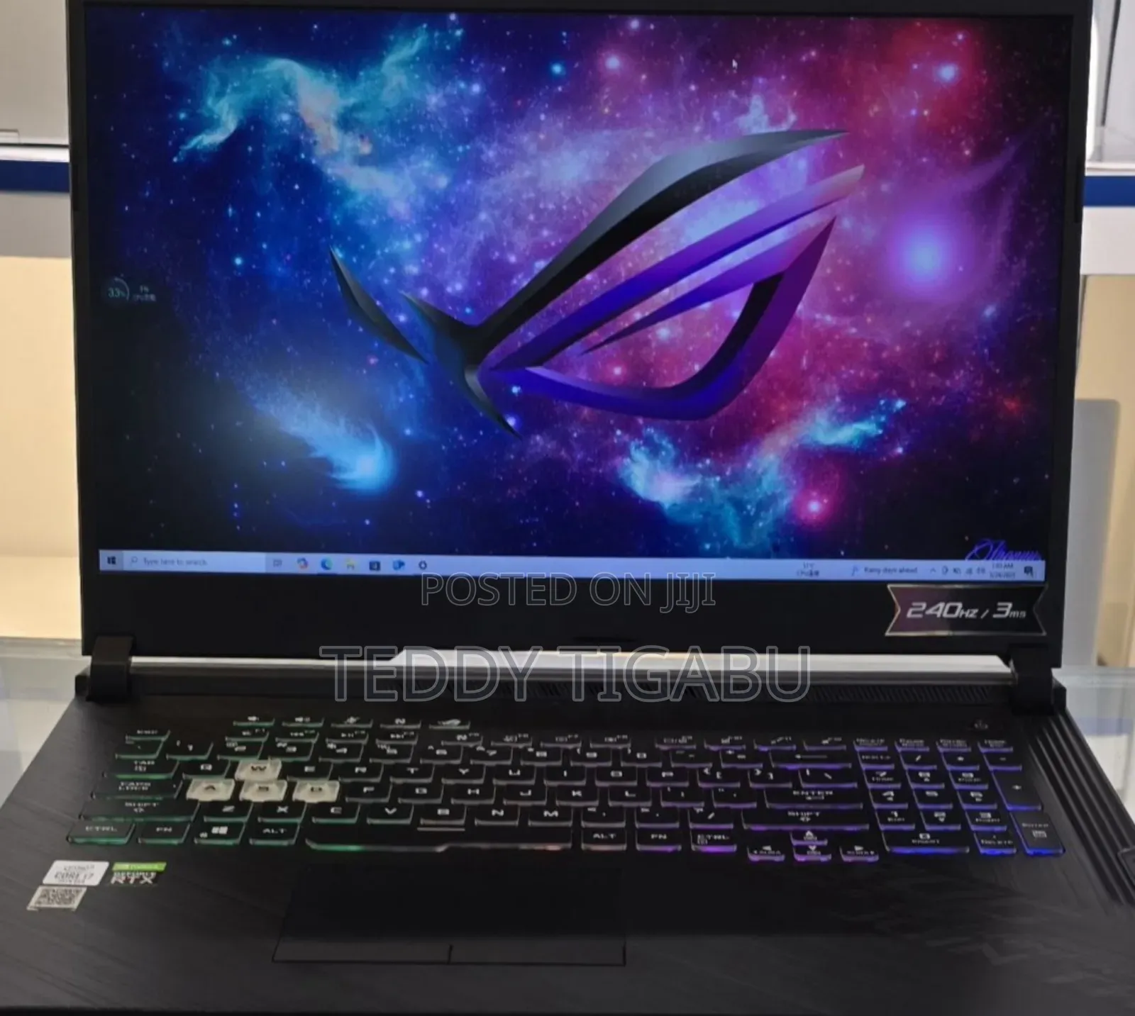 New Laptop Asus ROG Strix G15 16GB Intel Core I7 SSD 1T