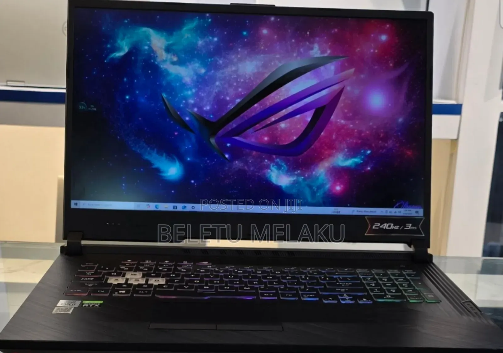 New Laptop Asus ROG Strix G17 16GB Intel Core I7 SSD 1T