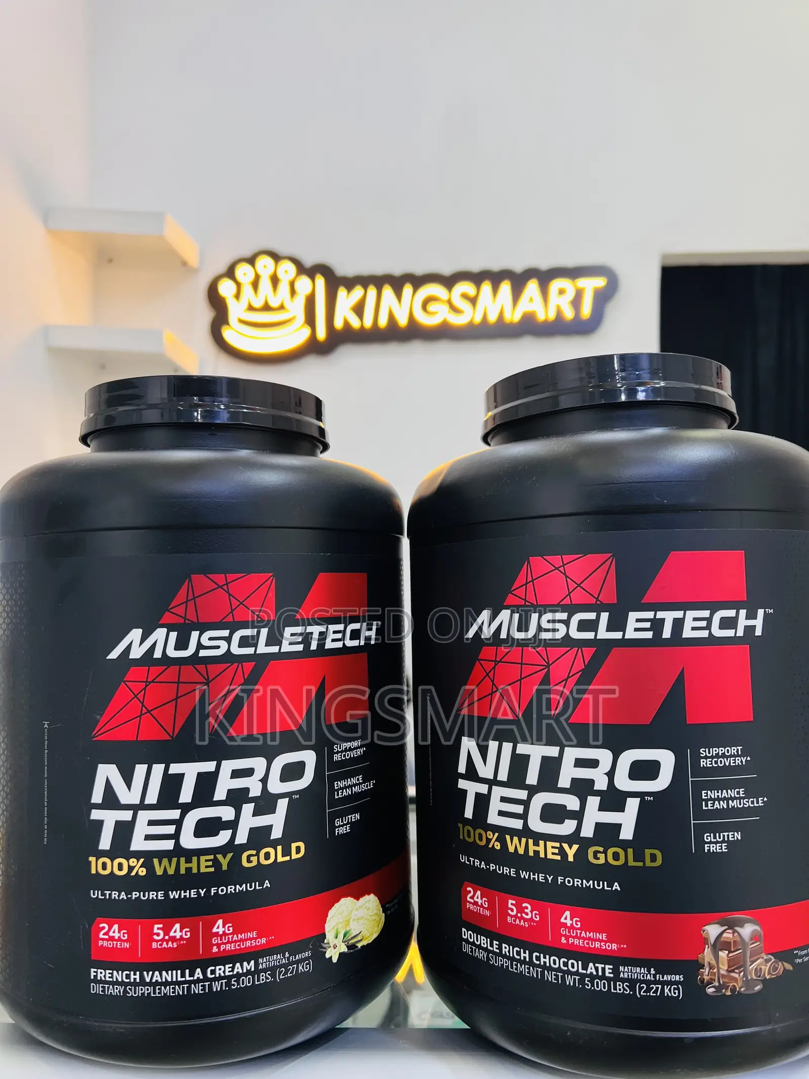 2.27 Kg and 74 Servings Whey Protein (Muscle Tech)