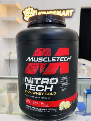 Photo - Netrotech Gold Whey Protein 2.27kg and 74 Servings