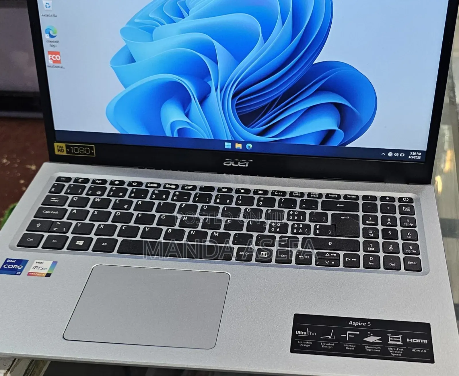 New Laptop Acer Aspire 5 16GB Intel Core I7 SSD 512GB