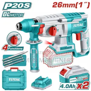 Total Chargeable Hammer Drill በባትሪ የሚሰራ ኮንክሪት ድሪል