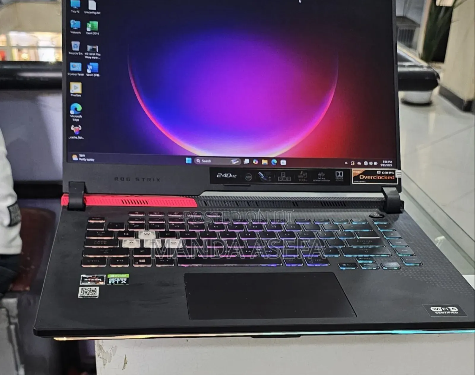 New Laptop Asus ROG Strix G16 G614 16GB AMD Ryzen 9 SSD 1T