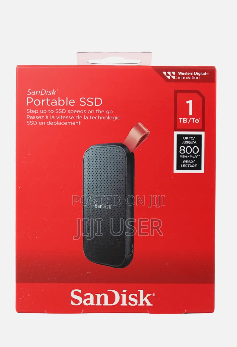 Sandisk Portable SSD 1tb Usb-C, Usb 3.2, Gen 2 800mb/S
