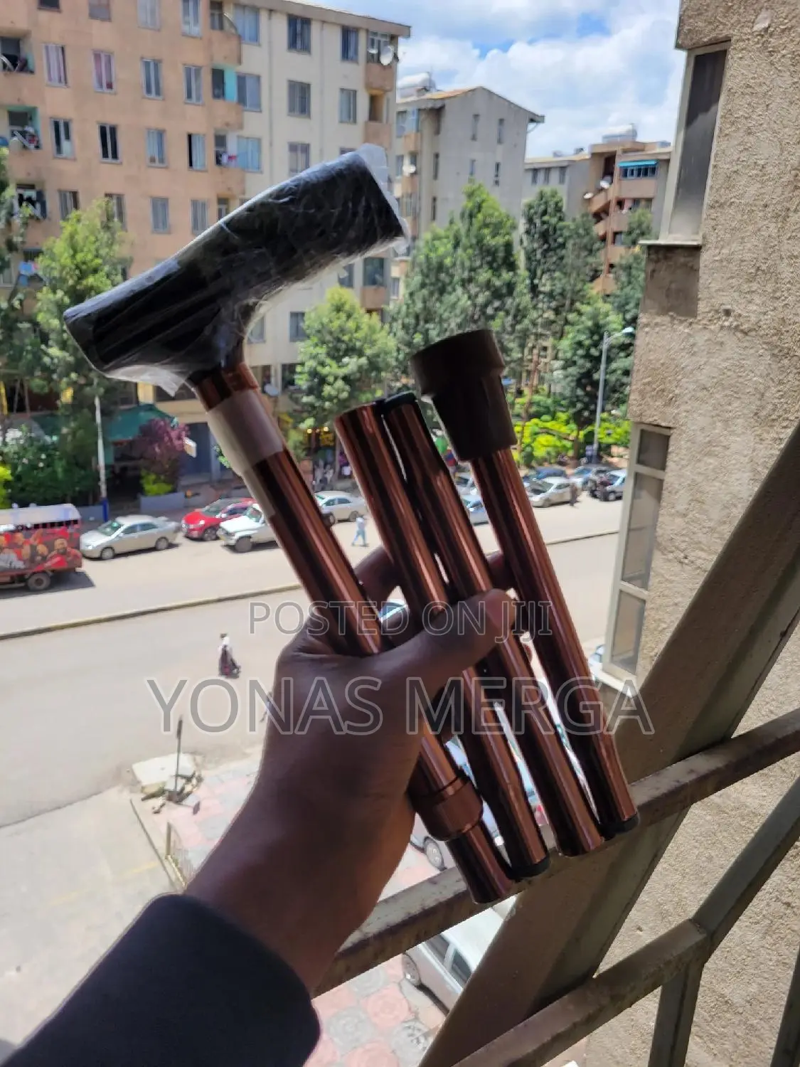 Walking Stick十٧without Falling Over. The Durable Rubber Base