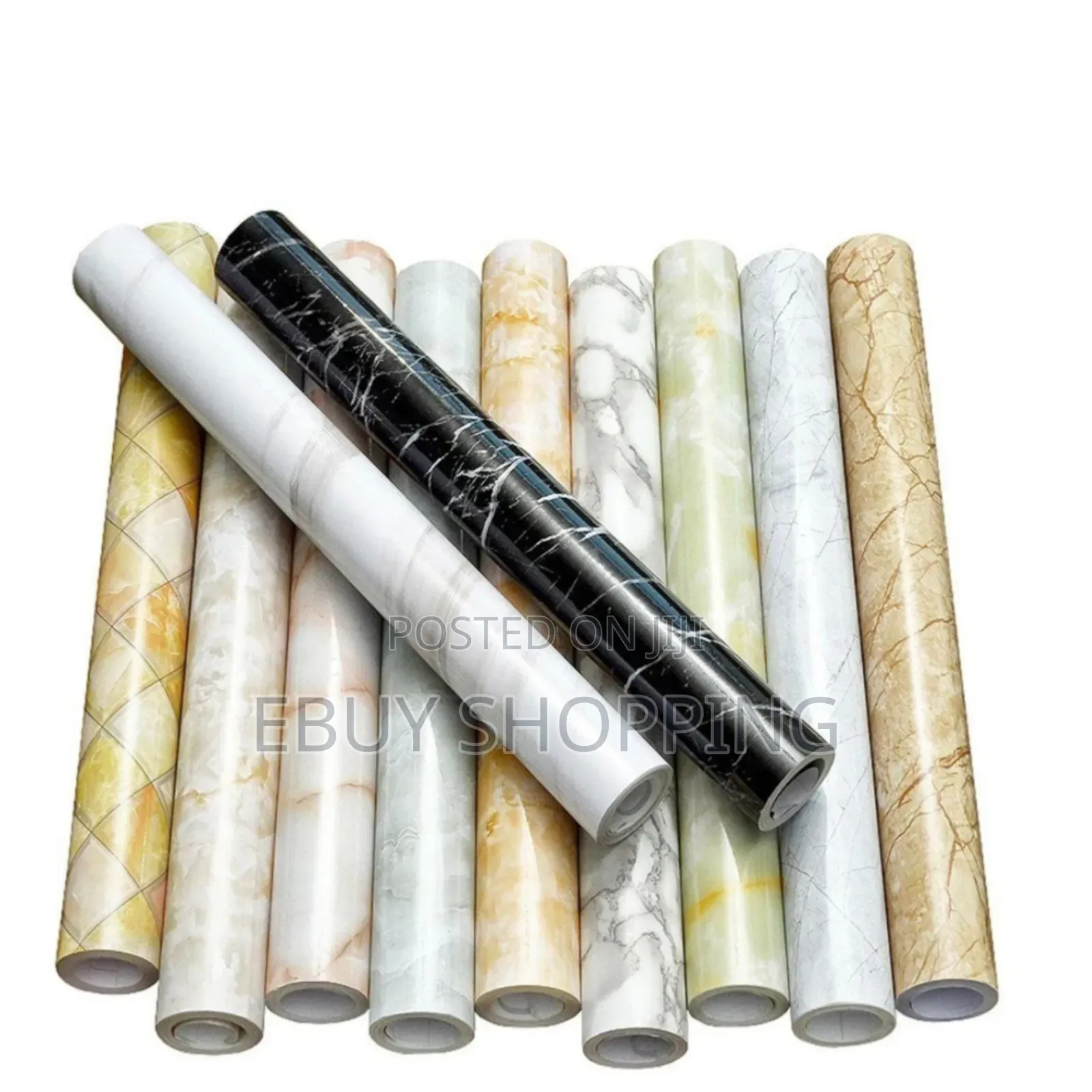 Black White Self-Adhesive Sticker Forcabinets Countertops