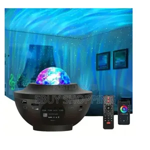 Photo - Starry Night Ocean Wave Projector With Bluetooth Music Sync