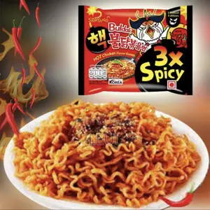 2x and 3x Spicy Buldak Korean Noodles