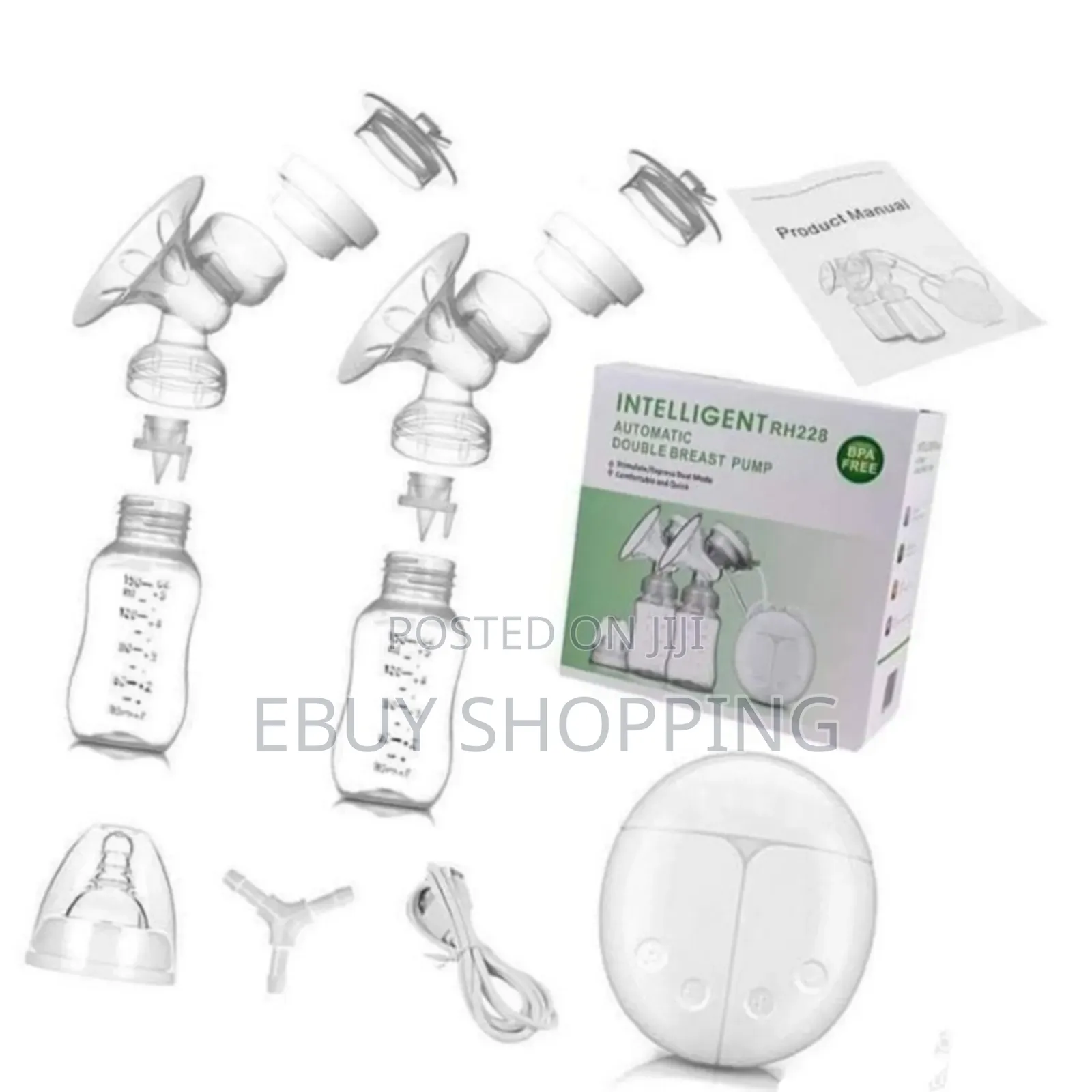 Hands-Free Wearable Breast Pump With Low Noise 3-Speed Modes