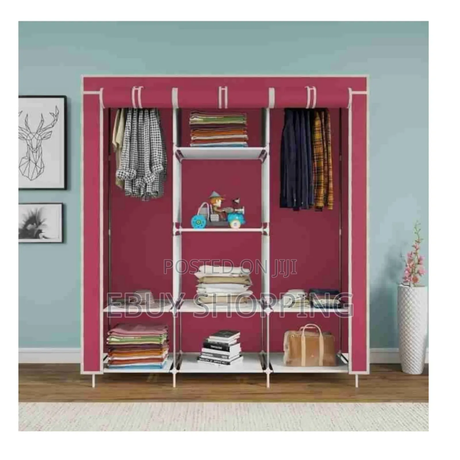 Modern Space-Saving Mobile Closet