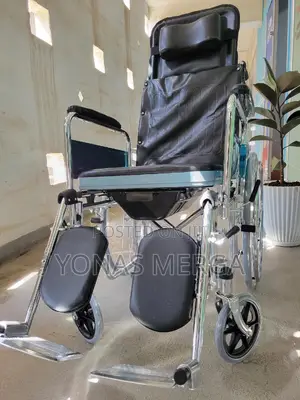 Commode Wheelchair0٩wheelchair#Easy to Clean, More Sanitary