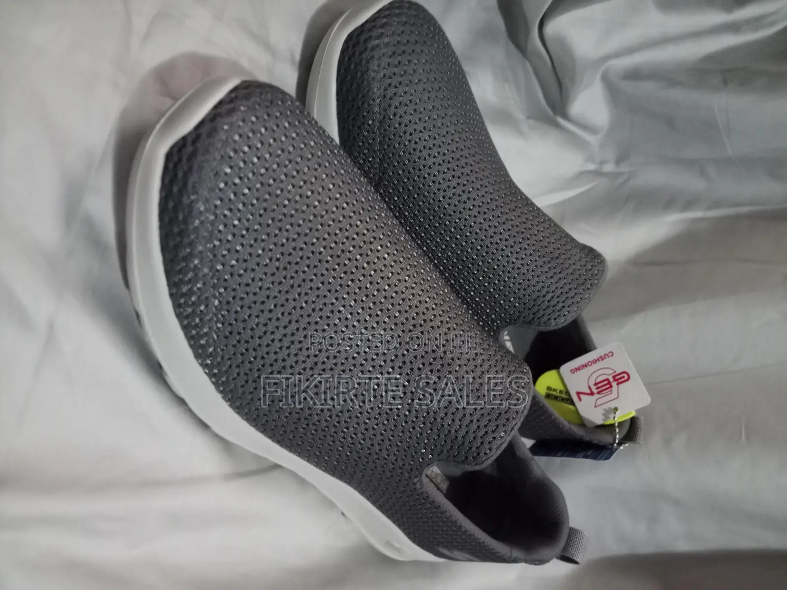 Mens Skechers Goga-Max Go-Walk Charcoal Uk6.5/Eu40 Slip-Ons