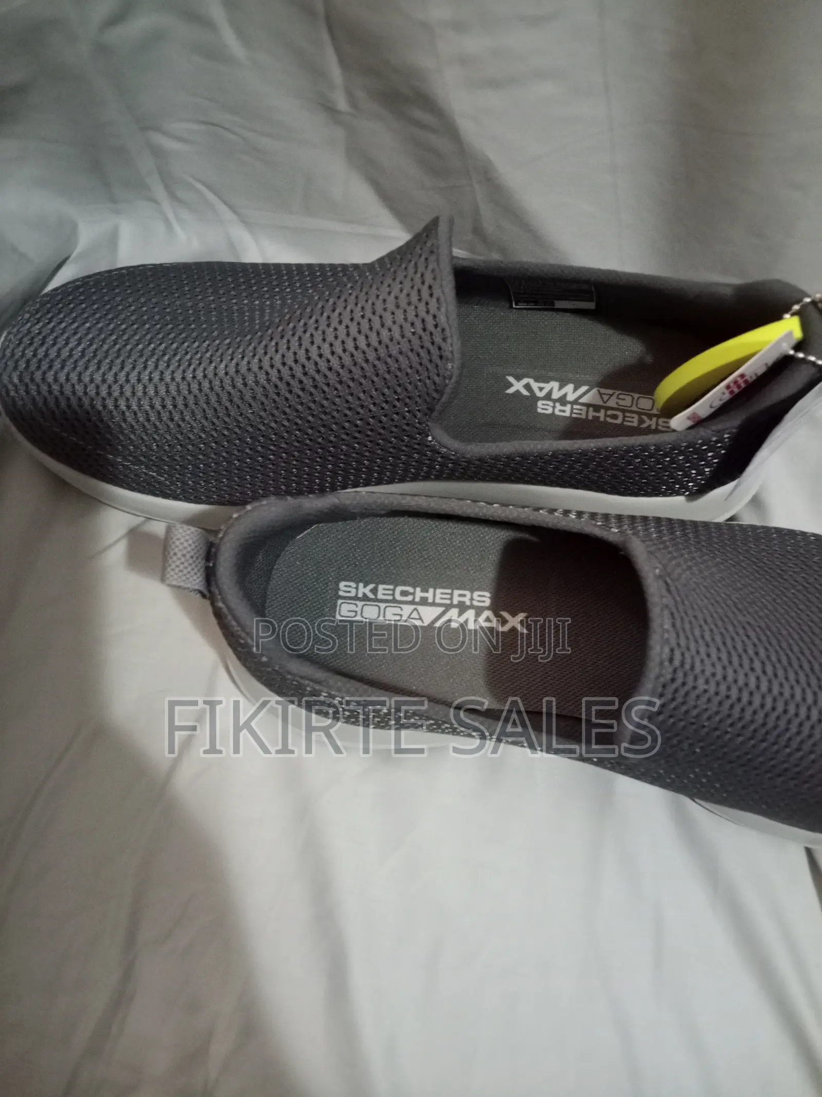 Mens Skechers Goga-Max Go-Walk Charcoal Uk6.5/Eu40 Slip-Ons