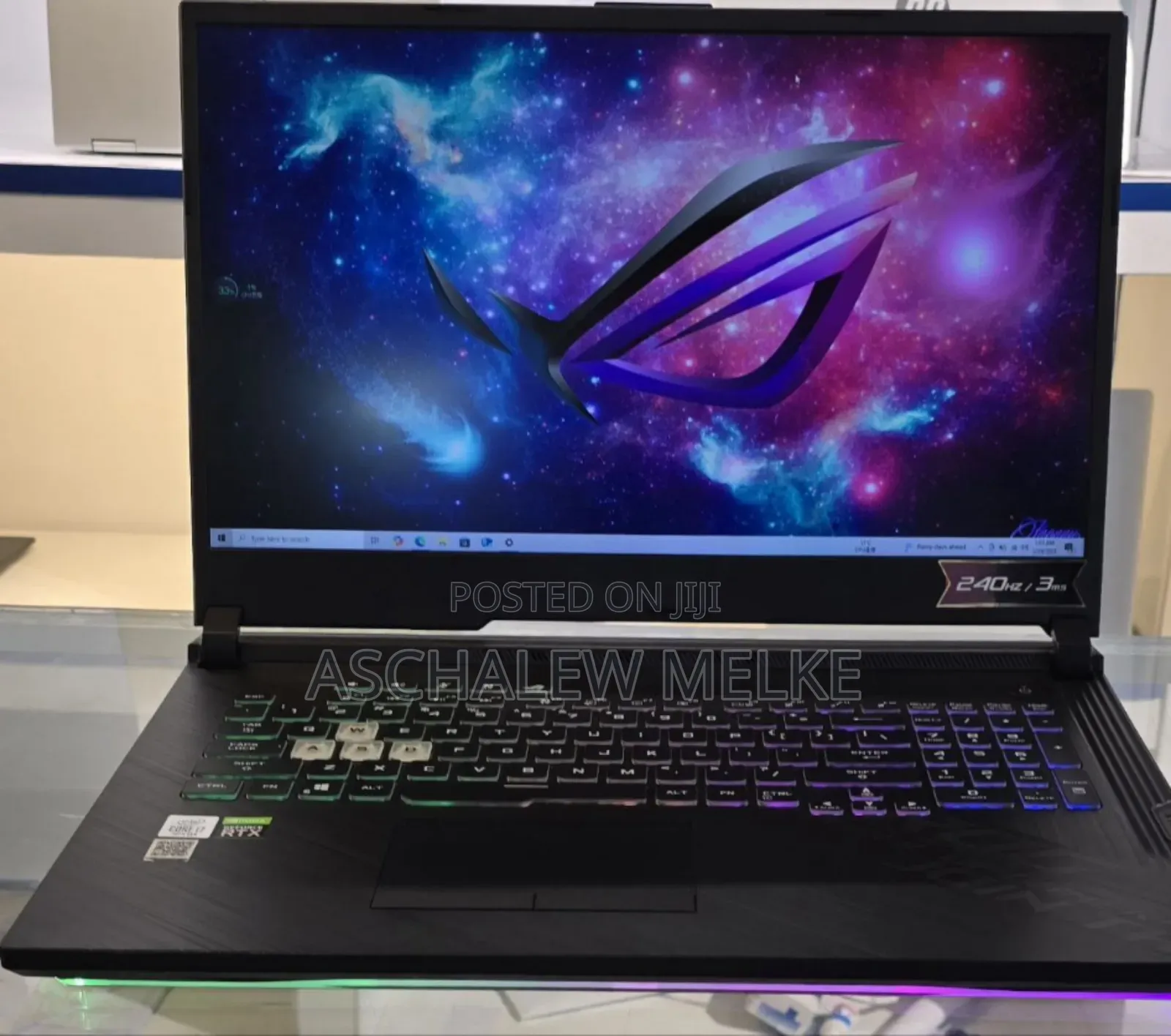 New Laptop Asus ROG Strix G17 16GB Intel Core I7 SSD 512GB