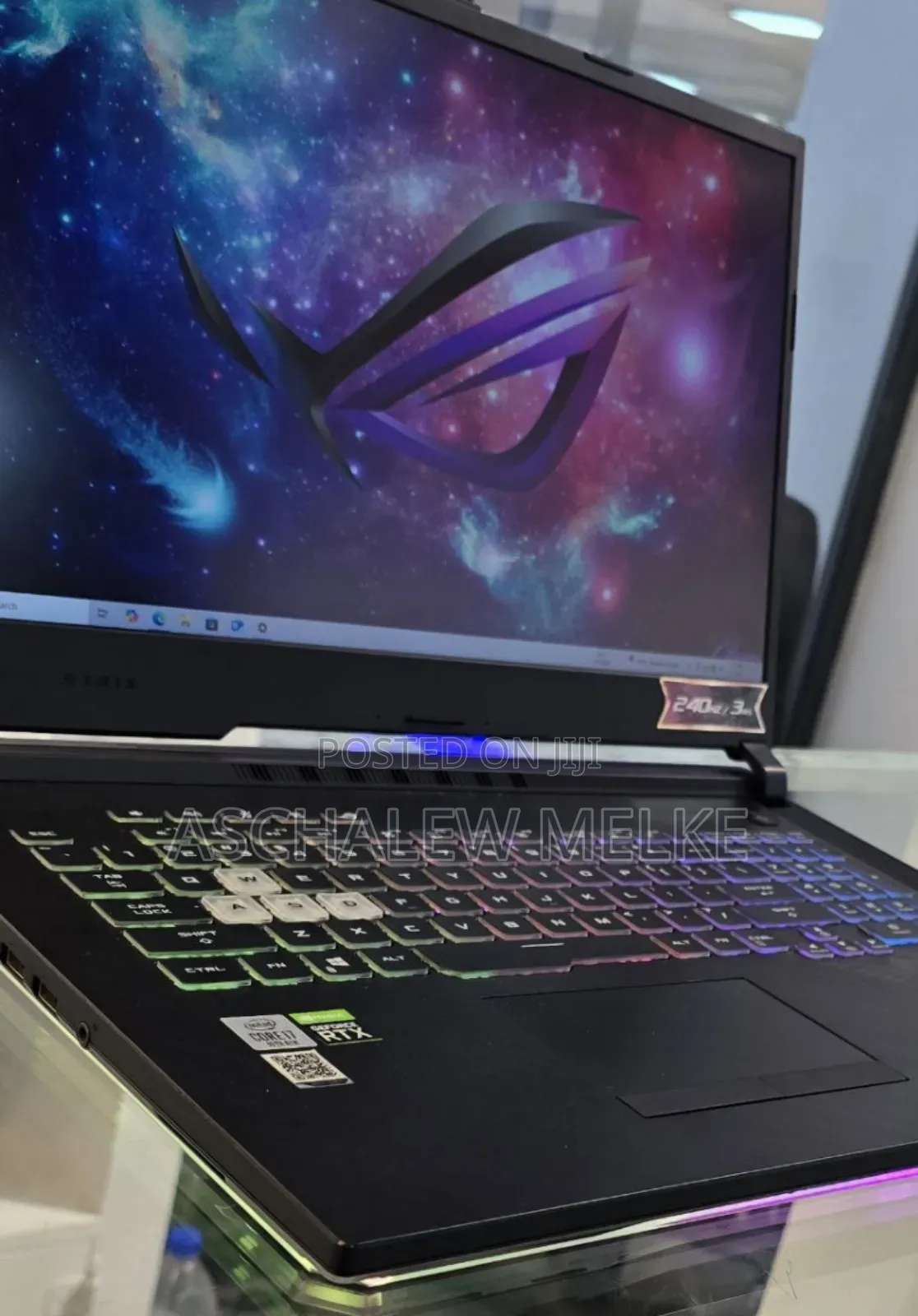 New Laptop Asus ROG Strix G17 16GB Intel Core I7 SSD 512GB