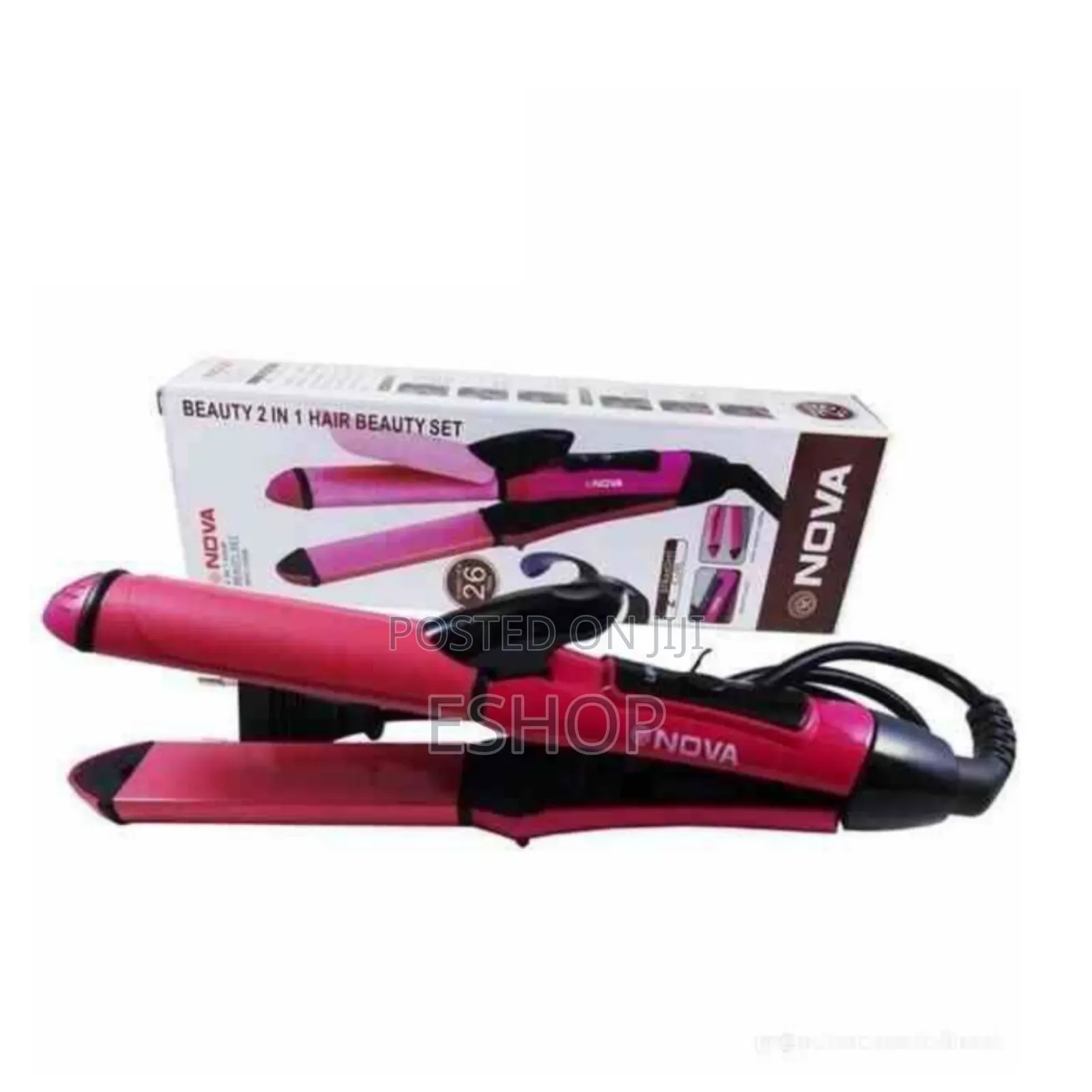 **Nova 2in1 Hair Essential: Curls Straight Lines Made Easy