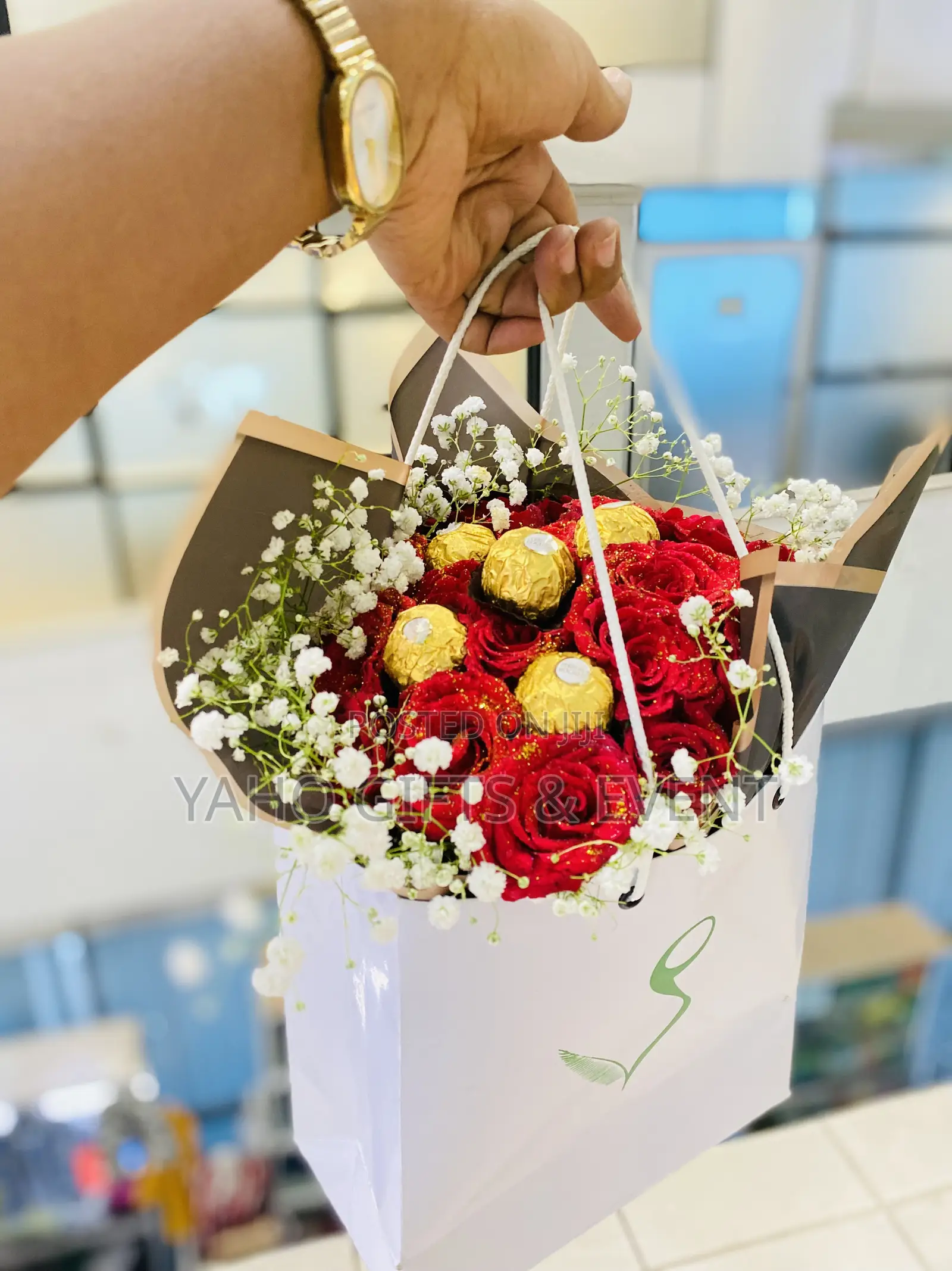 More Chocolate And Flower Gift