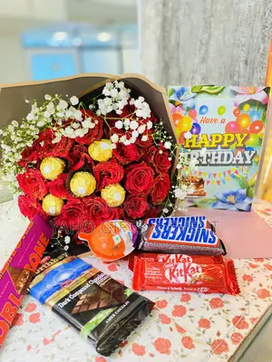 More Chocolate And Flower Gift