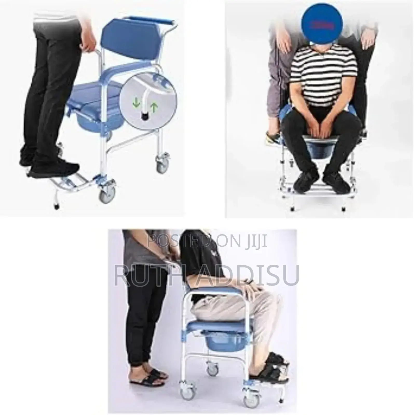 Toilet Chair With Four Wheel Almunium才子commode Chair Best