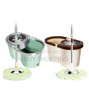 Photo - Effortless Floor Care: 360° Spin Mop With Built-in Drainage