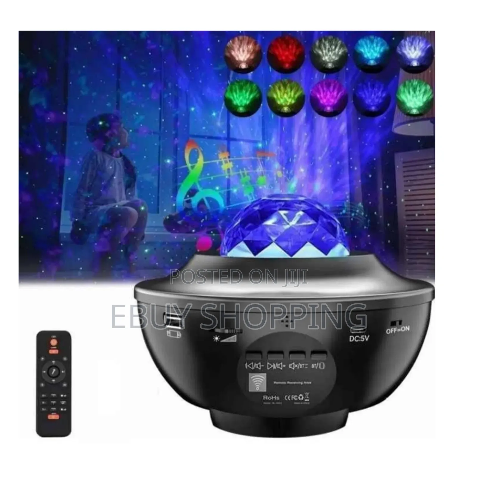 Cosmic Home Theater Light 10-Color Galaxy Projector Speaker