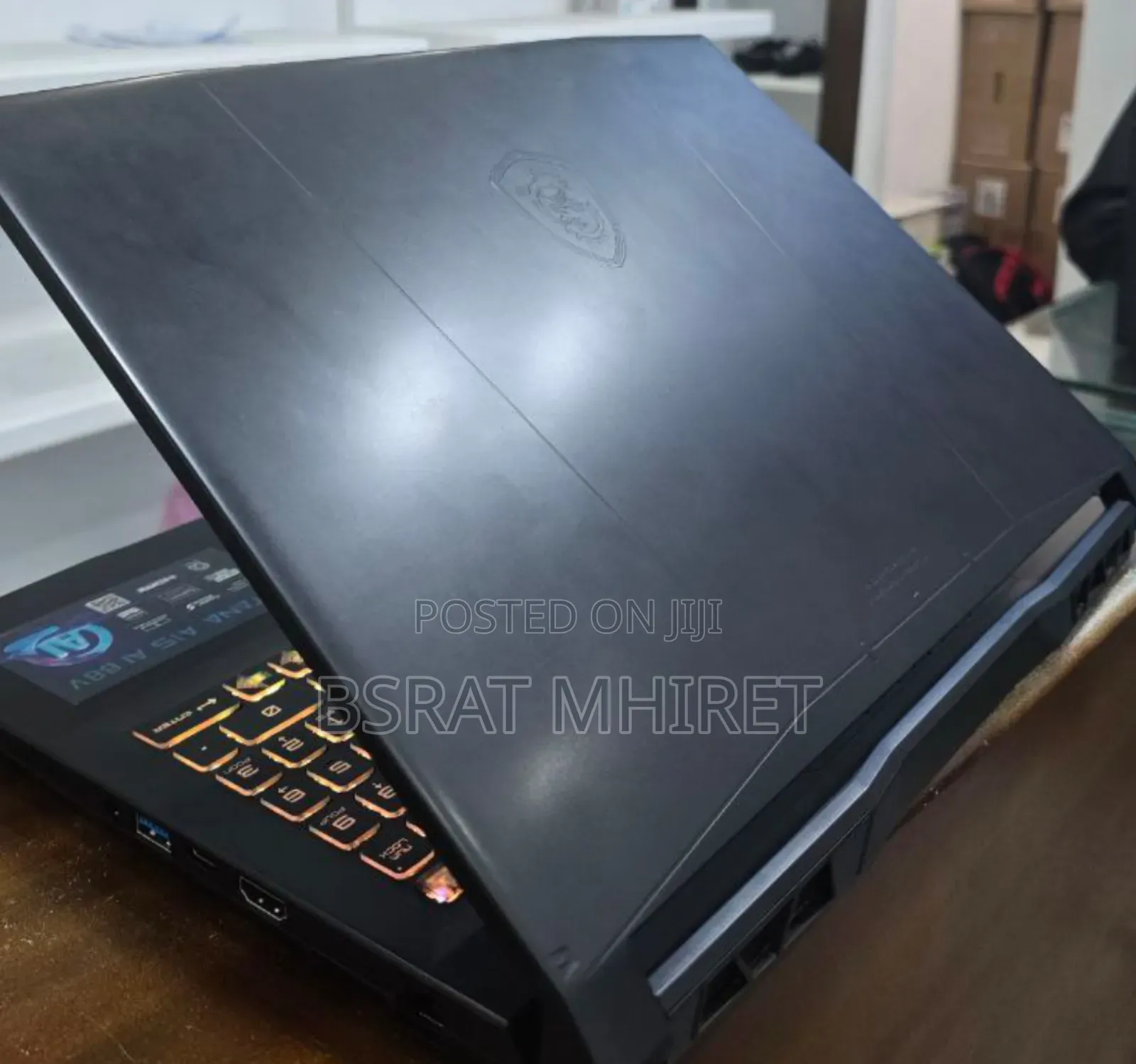 New Laptop MSI GF63 16GB AMD Ryzen 7 SSD 1T