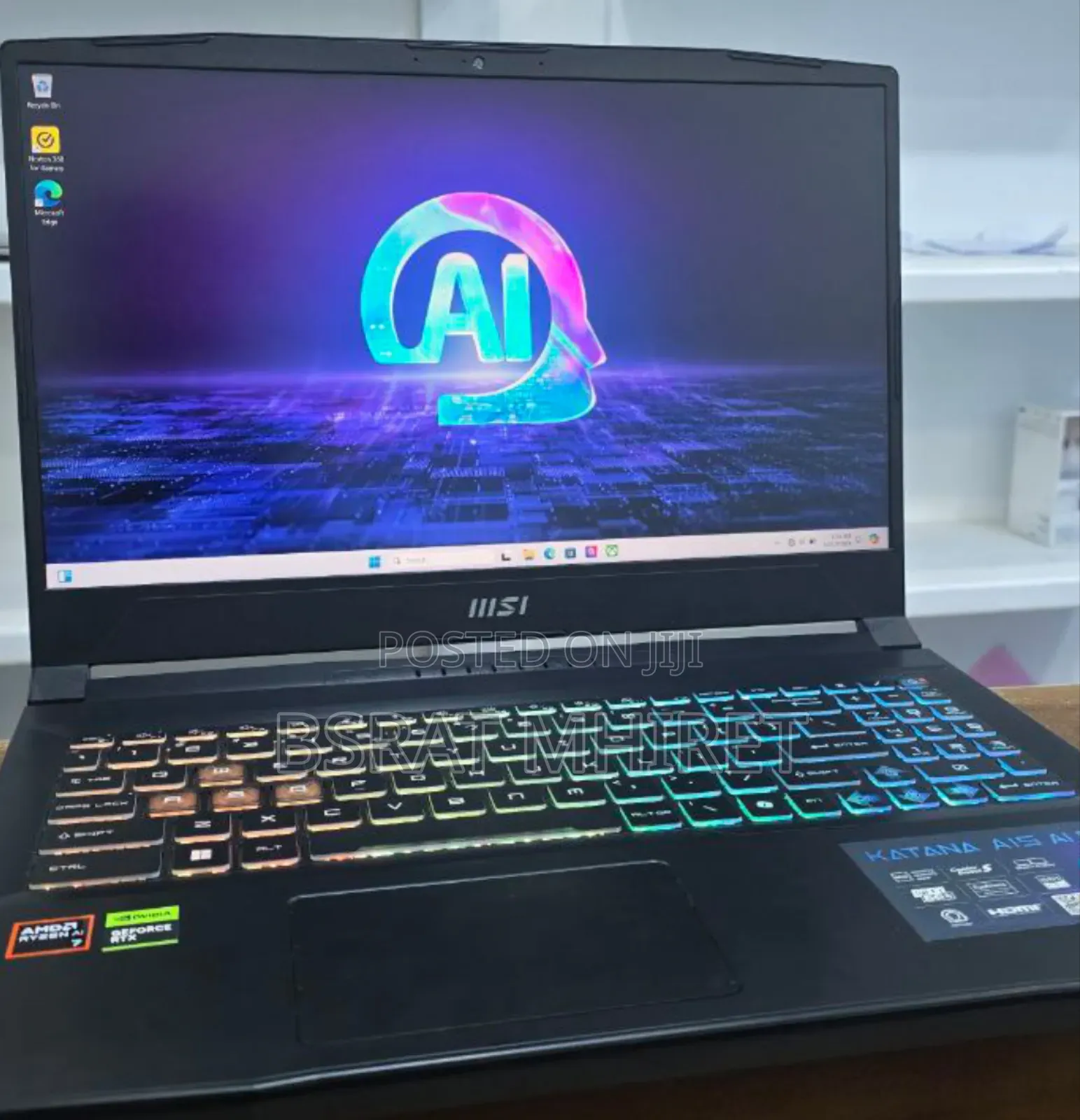 New Laptop MSI GF63 16GB AMD Ryzen 7 SSD 1T