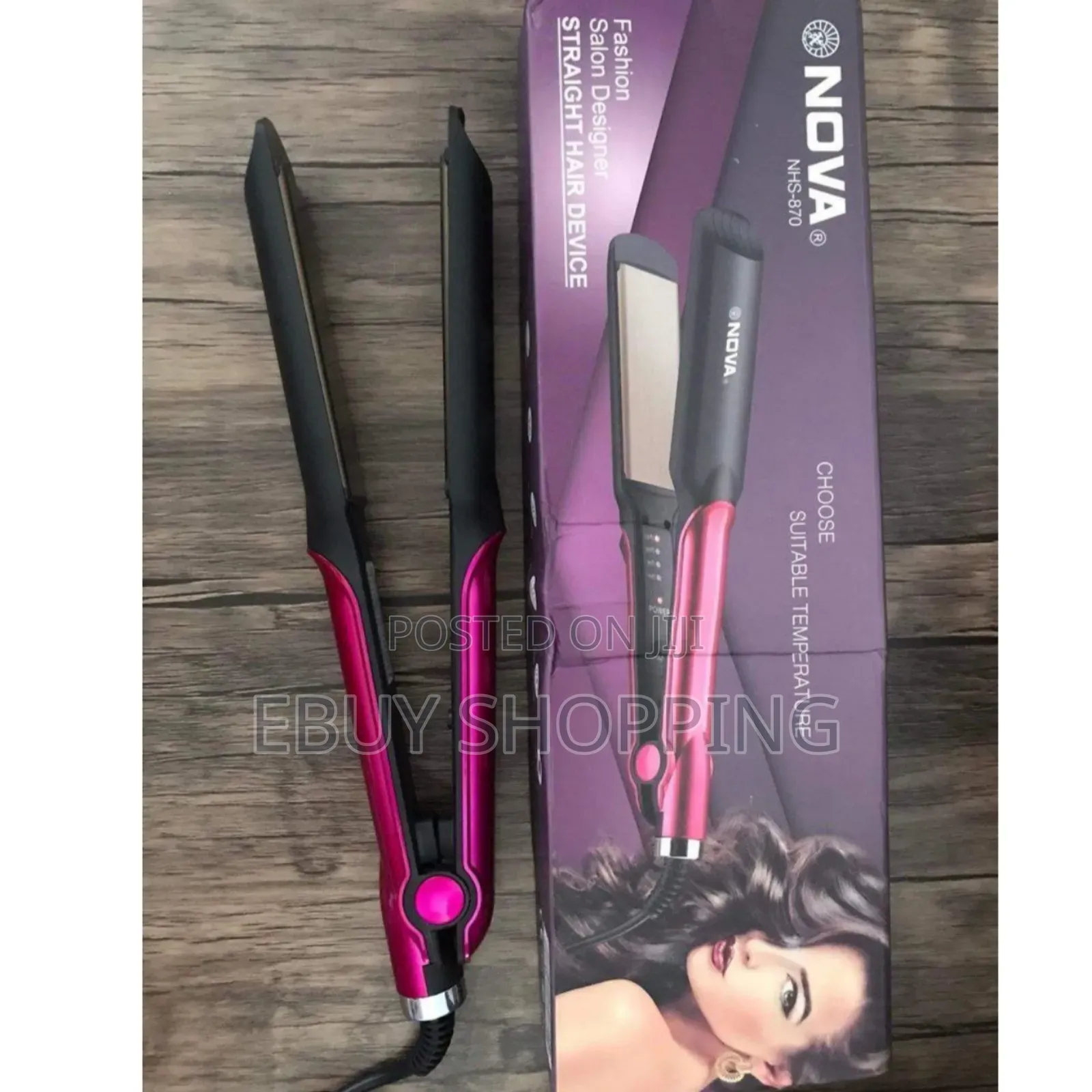 ከሙቀት መቆጣጠሪያ ጋር !! Nova ፀጉር ማስቀረጫ**