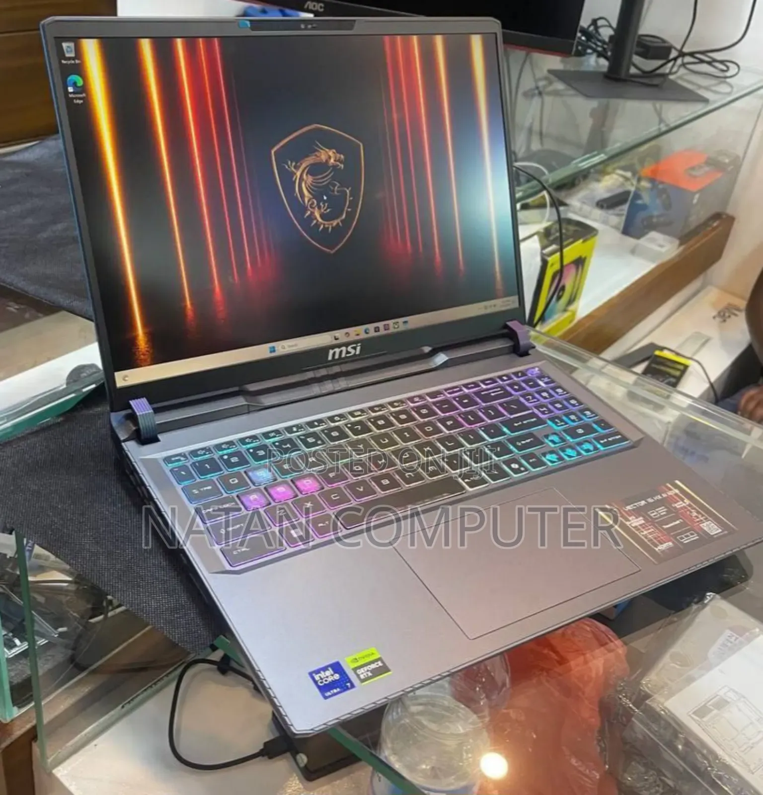 New Laptop MSI Vector GP66HX 12UGS 16GB Intel Core Ultra 7 SSD 1T