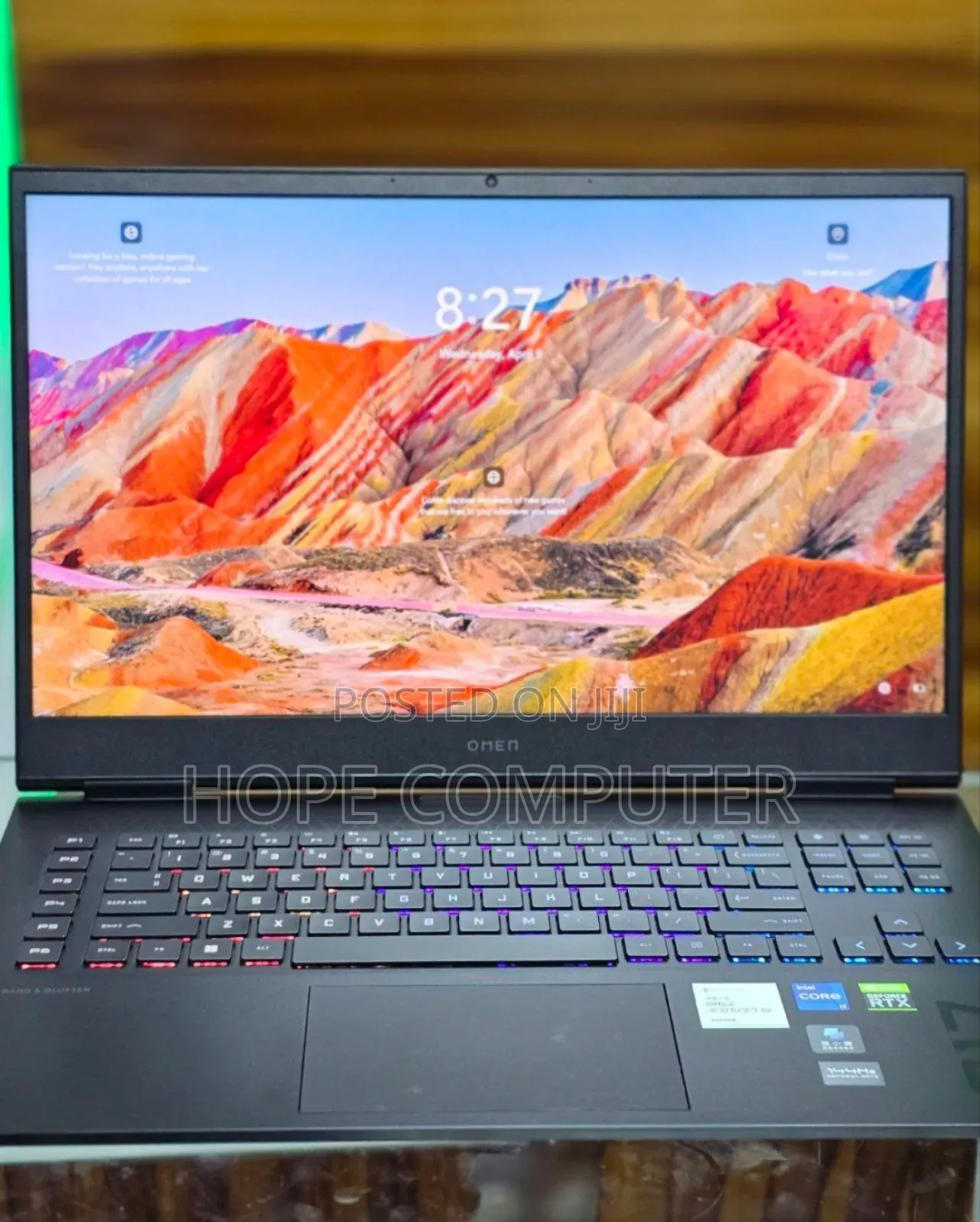 New Laptop HP Omen 17 16GB Intel Core I7 SSD 512GB