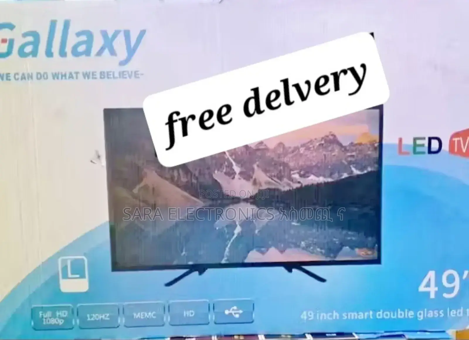 Gallaxy 49" New 2025 Smart 45,500 Free Delivery