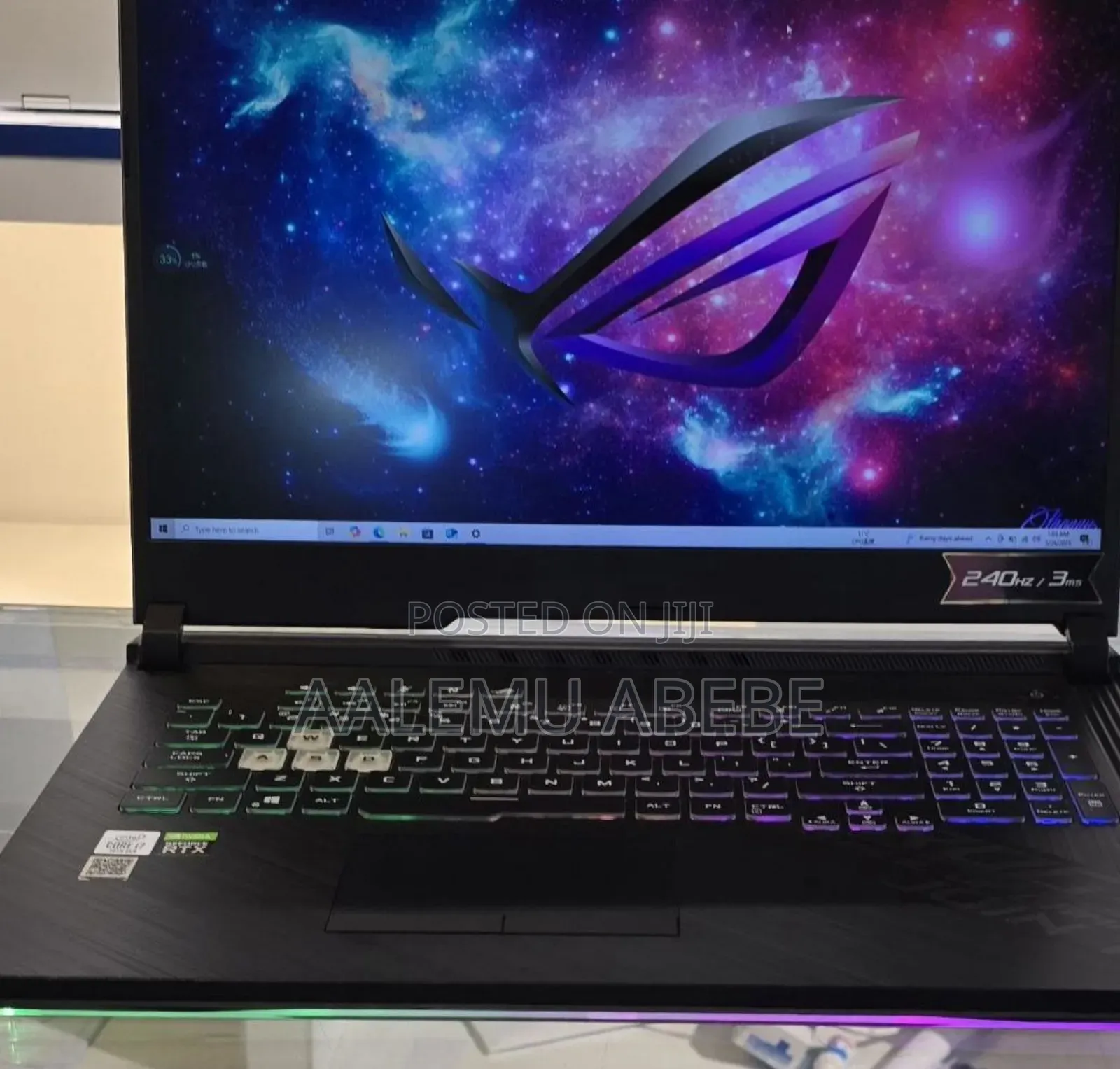 New Laptop Asus ROG Strix G15 16GB Intel Core I7 SSD 1T