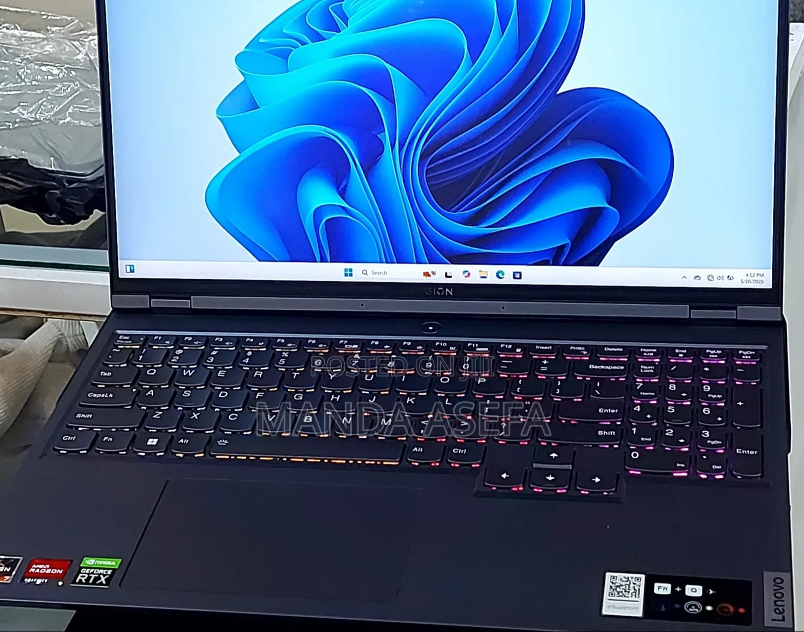 New Laptop Lenovo Legion 5 16GB AMD Ryzen 7 SSD 512GB
